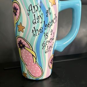 Any day at the beach coffee mug